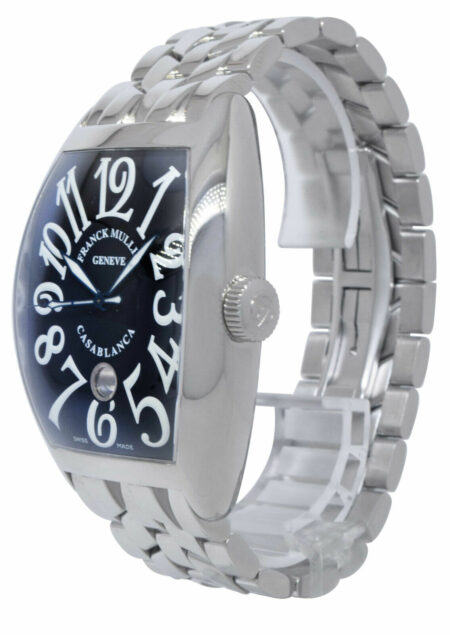 Franck Muller Casablanca Steel Black Dial Mens 39mm Automatic Watch 8800 C DT