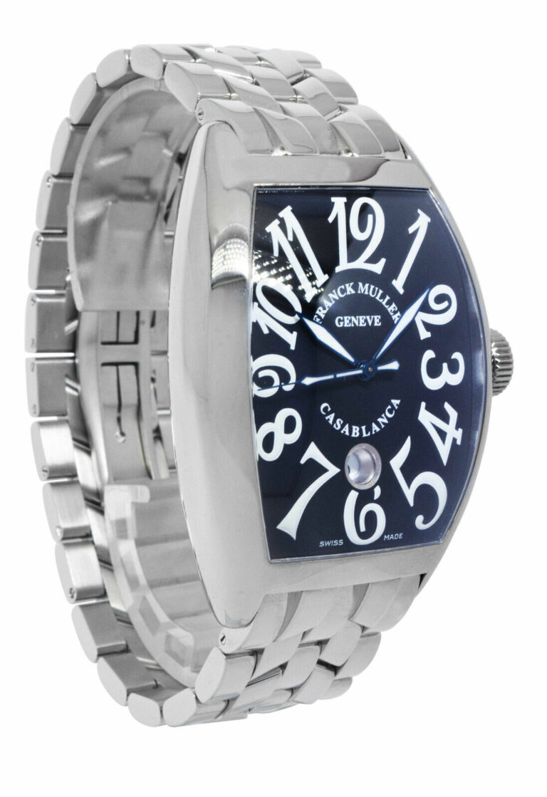 Franck Muller Casablanca Steel Black Dial Mens 39mm Automatic Watch 8800 C DT