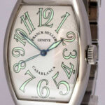 Franck Muller Casablanca Steel White Dial Mens Automatic Watch 5850