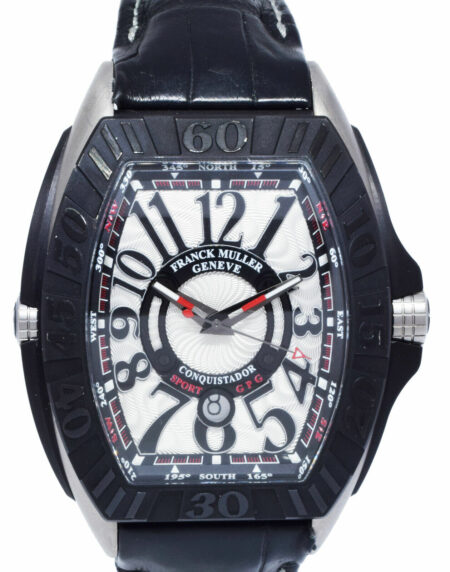 Franck Muller Conquistador Grand Prix Titanium SPORT Mens Watch B/P 9900 SC GP