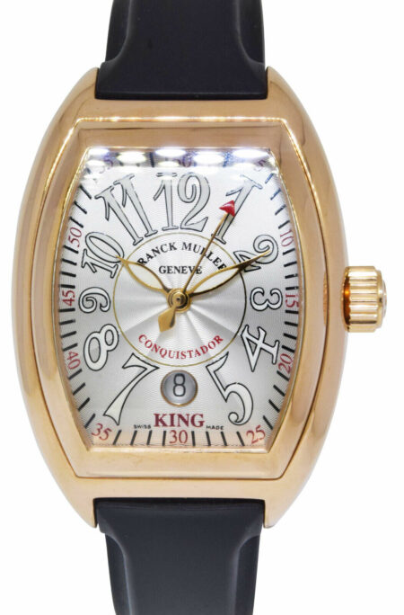 Franck Muller Conquistador KING 18k Rose Gold Mens 40mm Watch 8002 SC King