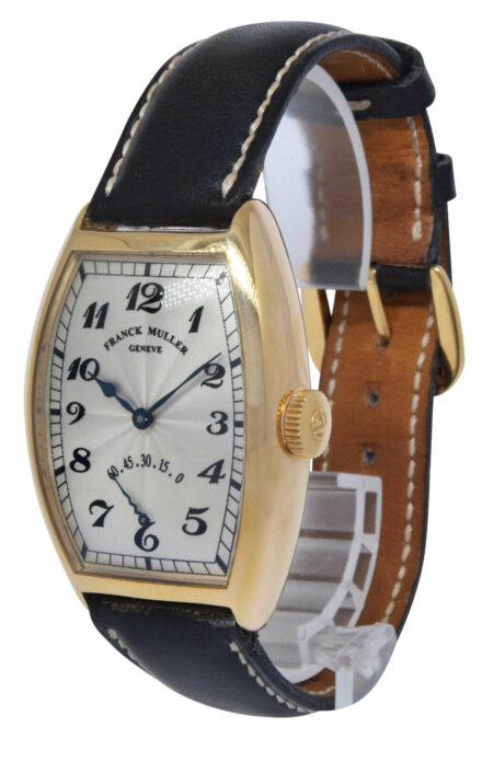 Franck Muller Curvex Retrograde 18k Yellow Gold Manual Watch 5850 RET