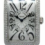 Franck Muller Long Island 18k WG Diamond Quartz Watch Box/Papers 952 QZ D CD