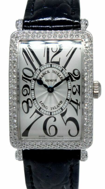 Franck Muller Long Island 18k WG Diamond Quartz Watch Box/Papers 952 QZ D CD