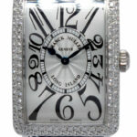 Franck Muller Long Island 18k WG Diamond Quartz Watch Box/Papers 952 QZ D CD