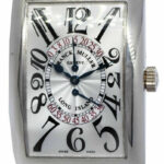 Franck Muller Long Island 18k White Gold Automatic Mens Watch +Box 1100 DS R