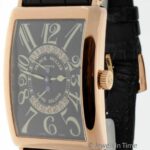 Franck Muller Mens Long Island Retrograde 18K Rose Gold Wrist Watch 1100 DS R