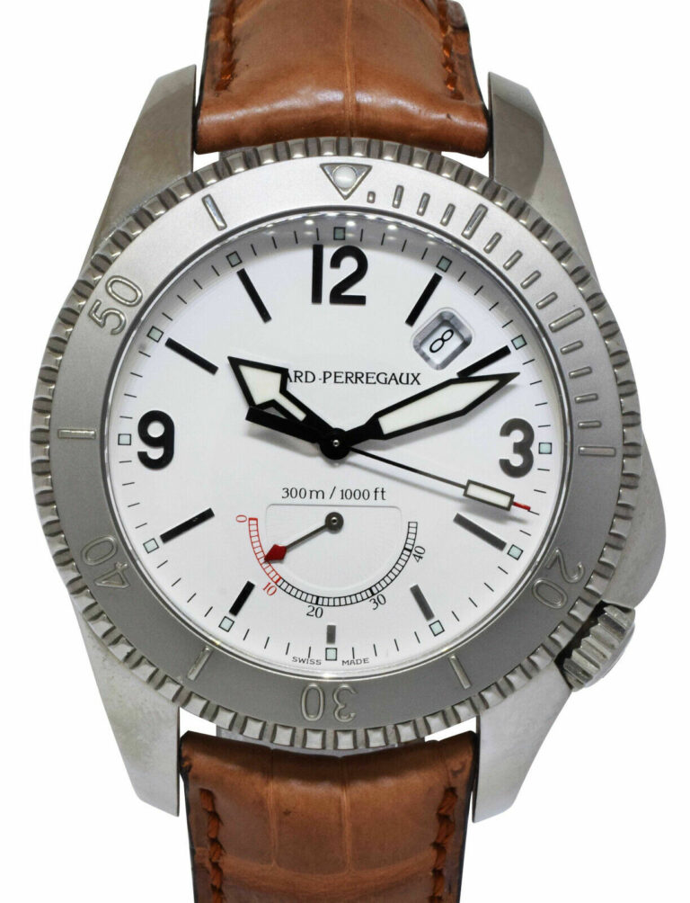 Girard Perregaux Sea Hawk II 42mm White Dial Stainless Automatic Watch B/B 49900