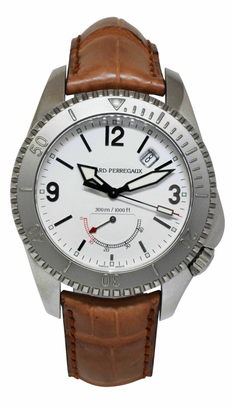 Girard Perregaux Sea Hawk II 42mm White Dial Stainless Automatic Watch B/B 49900