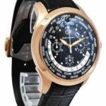 Girard Perregaux Traveller WW.TC 18k Rose Gold Chrono 44mm Watch +Books GP 49700