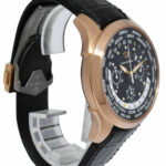 Girard Perregaux Traveller WW.TC 18k Rose Gold Chrono 44mm Watch +Books GP 49700