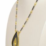 Gurhan 24k Gold Silver 
~1.00 Carat Diamond Ladies Necklace 17"