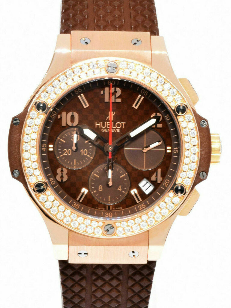 Hublot Big Bang Capuccino18k Rose Gold Brown Dial 41mm Watch 301.PC.1007.RX.114