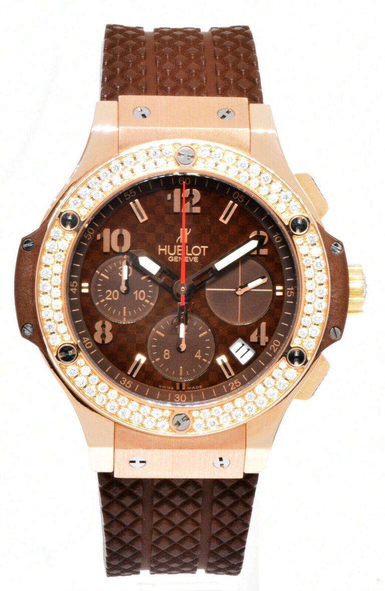 Hublot Big Bang Capuccino18k Rose Gold Brown Dial 41mm Watch 301.PC.1007.RX.114