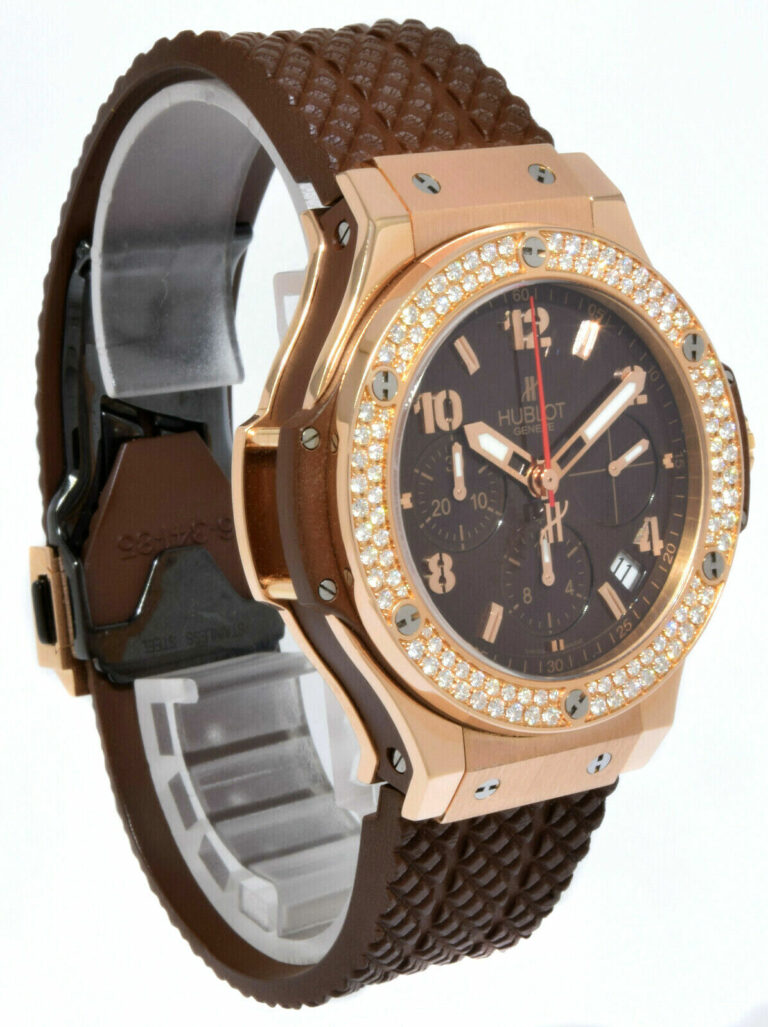 Hublot Big Bang Capuccino18k Rose Gold Brown Dial 41mm Watch 301.PC.1007.RX.114