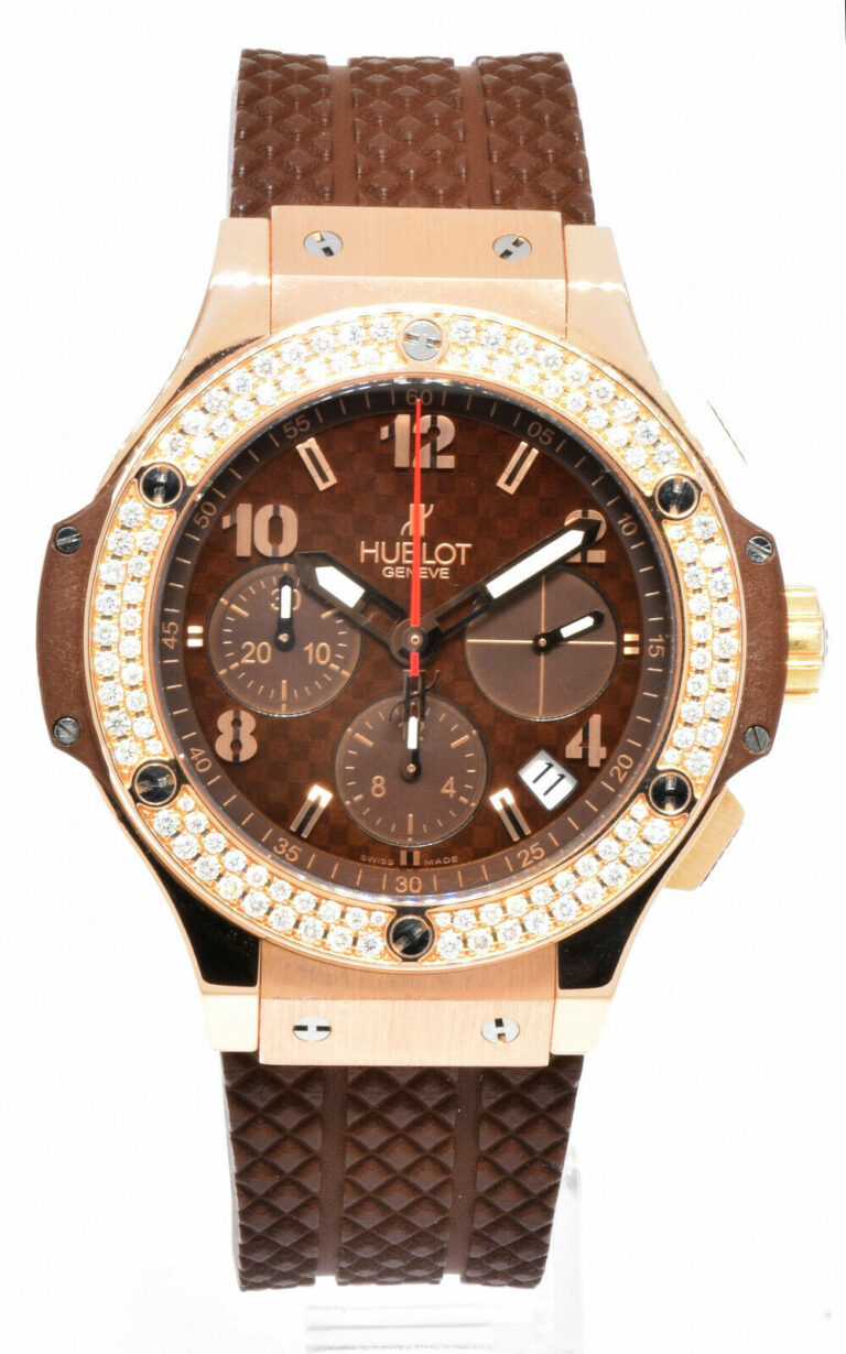 Hublot Big Bang Capuccino18k Rose Gold Brown Dial 41mm Watch 301.PC.1007.RX.114