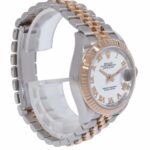 Rolex Datejust 28 Rose Gold/Steel White Roman Dial Ladies Watch +Card '21 279171