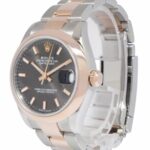 Rolex Datejust 31 18k Rose Gold/Steel Rhodium Dial Ladies Watch 278241