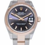 Rolex Datejust 31 18k Rose Gold/Steel Rhodium Dial Ladies Watch 278241