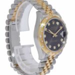 Rolex Datejust 31 18k Yellow Gold/Steel Dark Gray Diamond  Ladies Watch 278343