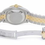 Rolex Datejust 31 18k Yellow Gold/Steel Dark Gray Diamond  Ladies Watch 278343