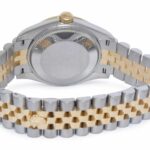 Rolex Datejust 31 18k Yellow Gold/Steel Olive Floral Motif Diamond Watch 278273