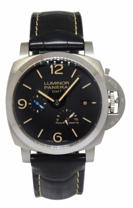 Panerai Luminor GMT PAM 1321 Steel 3 Days Power Reserve 44mm Watch +Box PAM01321