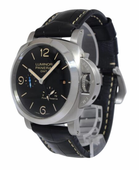 Panerai Luminor GMT PAM 1321 Steel 3 Days Power Reserve 44mm Watch +Box PAM01321