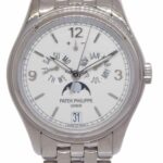 Patek Philippe Annual Calendar 18k White Gold Moon Phase 39mm Watch B/P 5146/1G