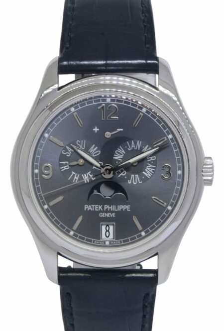 Patek Philippe Annual Calendar 5146 18k White Gold Slate Dial 39 Watch B/P 5146G