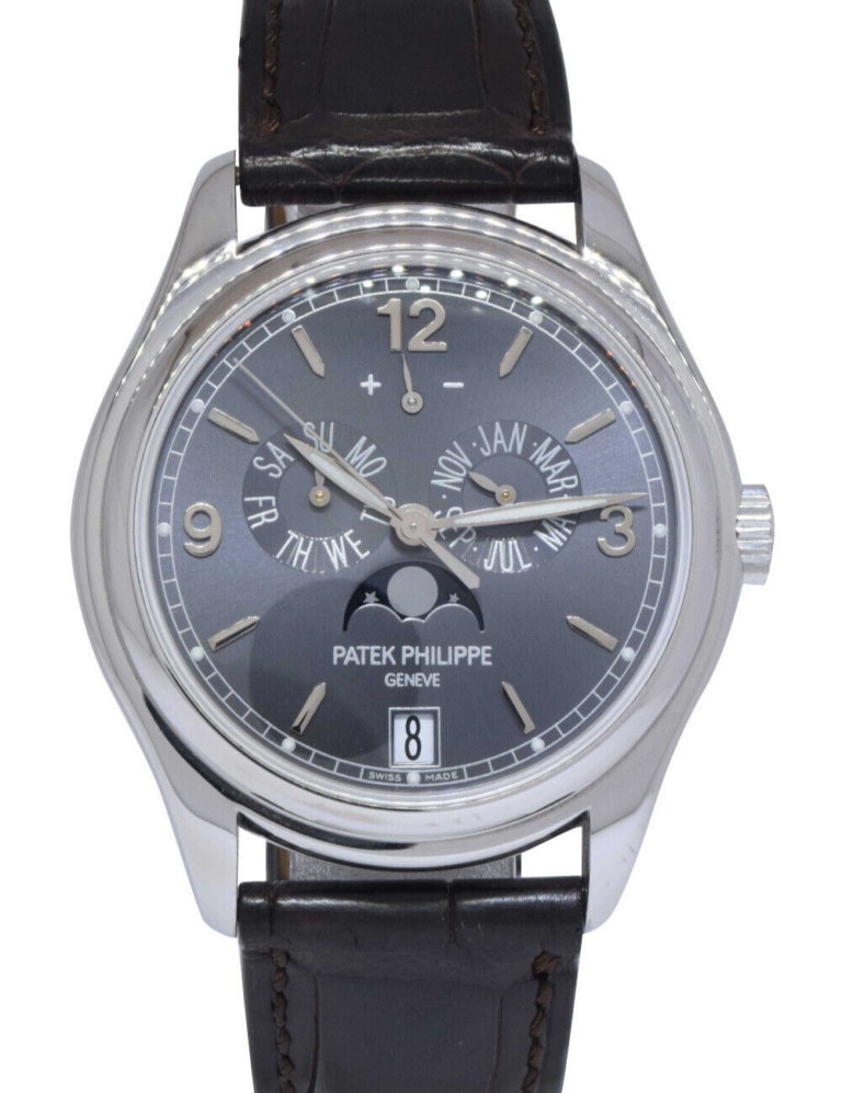 Patek Philippe Annual Calendar 5146 18k White Gold Slate Dial 39 Watch B/P 5146G