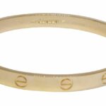 Cartier Love Bracelet 18k Yellow Gold Size 18 w Pouch