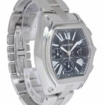 Cartier Roadster XL Chronograph Steel Black Dial Mens Automatic Watch 2618