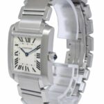 Cartier Tank Francaise Midsize Steel Ladies Quartz Watch WSTA0005 3751