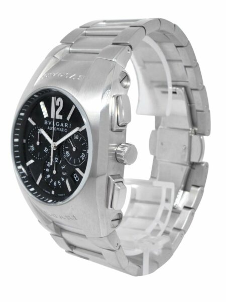 Bvlgari Ergon Chronograph Stainless Steel Automatic Mens Watch Bulgari EG40SCH