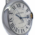 Cartier Ballon Bleu 36mm 18k Yellow Gold/ SS Silver Dial Ladies Automatic 3284