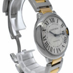 Cartier Ballon Bleu 36mm 18k Yellow Gold/ SS Silver Dial Ladies Automatic 3284