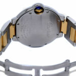 Cartier Ballon Bleu 36mm 18k Yellow Gold/ SS Silver Dial Ladies Automatic 3284