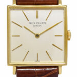 Patek Philippe Gondolo 18k Yellow Gold Square Mens Manual Watch 3430