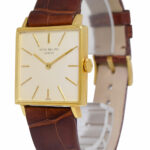 Patek Philippe Gondolo 18k Yellow Gold Square Mens Manual Watch 3430