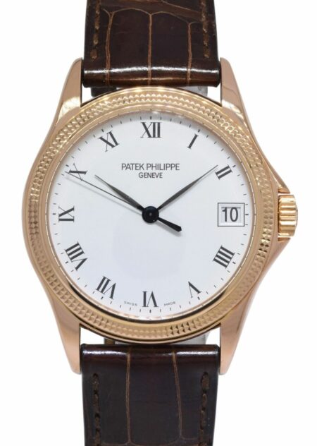 Patek Philippe Calatrava 5117 18k Rose Gold Mens 37mm Automatic Watch 5117R