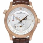 Jaeger LeCoultre Master Geographic 18k Rose Gold 40mm Watch Q1502420 147.2.57.S