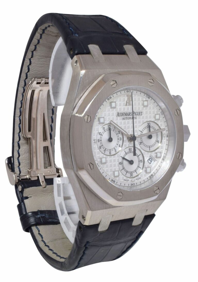 Audemars Piguet Royal Oak Chronograph White Gold Watch B/P 26022BC.OO.D 002CR.01