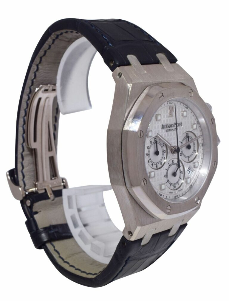 Audemars Piguet Royal Oak Chronograph White Gold Watch B/P 26022BC.OO.D 002CR.01