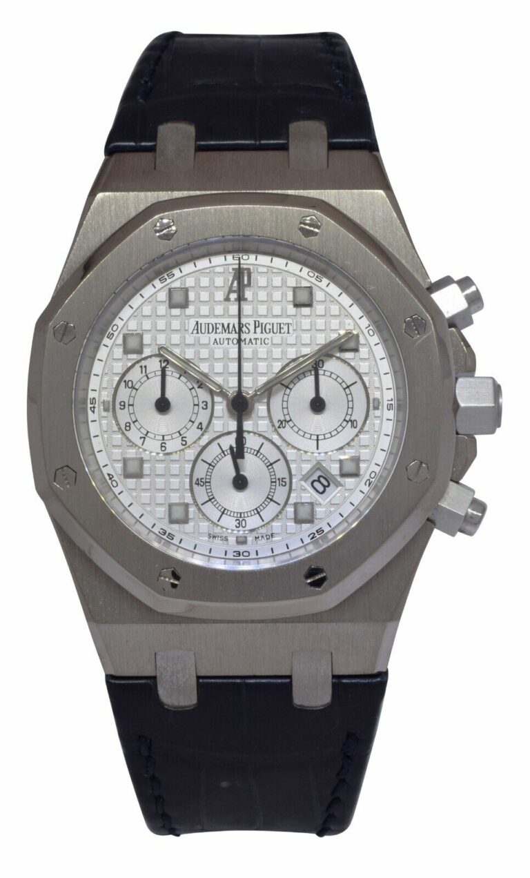 Audemars Piguet Royal Oak Chronograph White Gold Watch B/P 26022BC.OO.D 002CR.01