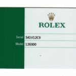 Rolex Datejust 41 Steel Black Dial Jubilee Bracelet Mens Watch +Card 126300