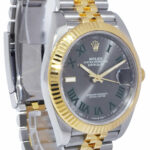 Rolex Datejust 41 Yellow Gold/Steel Wimbledon Dial Jubilee Watch B/P '18 126333