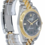 Rolex Datejust 41 Yellow Gold/Steel Wimbledon Dial Jubilee Watch B/P '18 126333