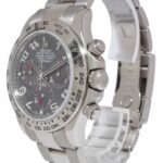 Rolex Daytona Chronograph 18k White Gold Gray Dial Watch D 116509