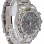 Rolex Daytona Chronograph 18k White Gold Gray Dial Watch D 116509